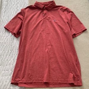 Vineyard Vines Performance Polo Large Red